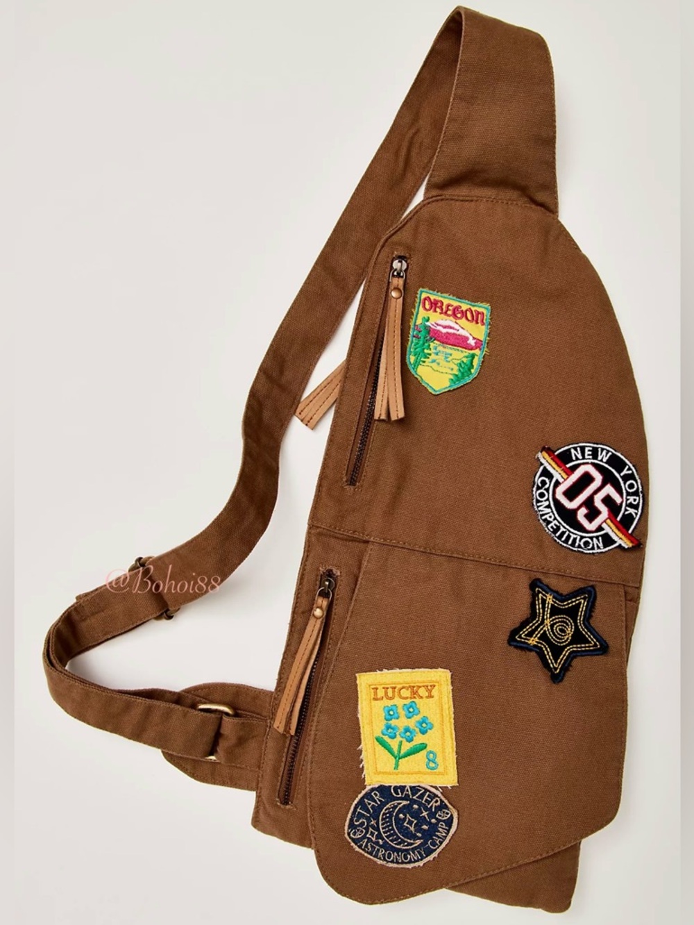 NWT Free People Safari Canvas Crossbody